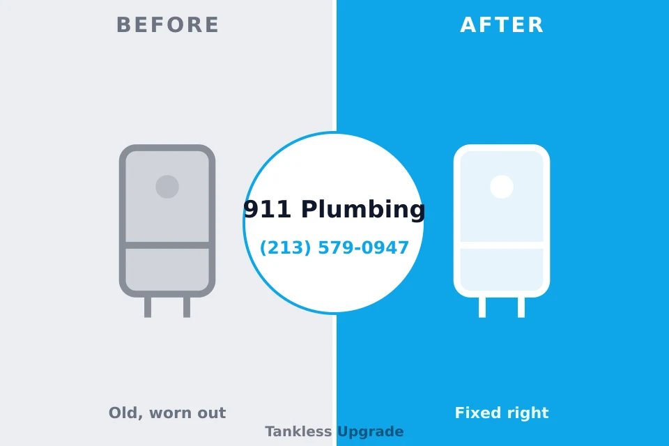 Before and after: plumbing company Cypress Gardens, FL
